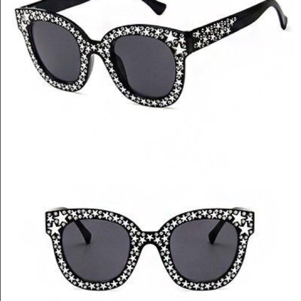 Star studded Oversized Sunglasses NWT